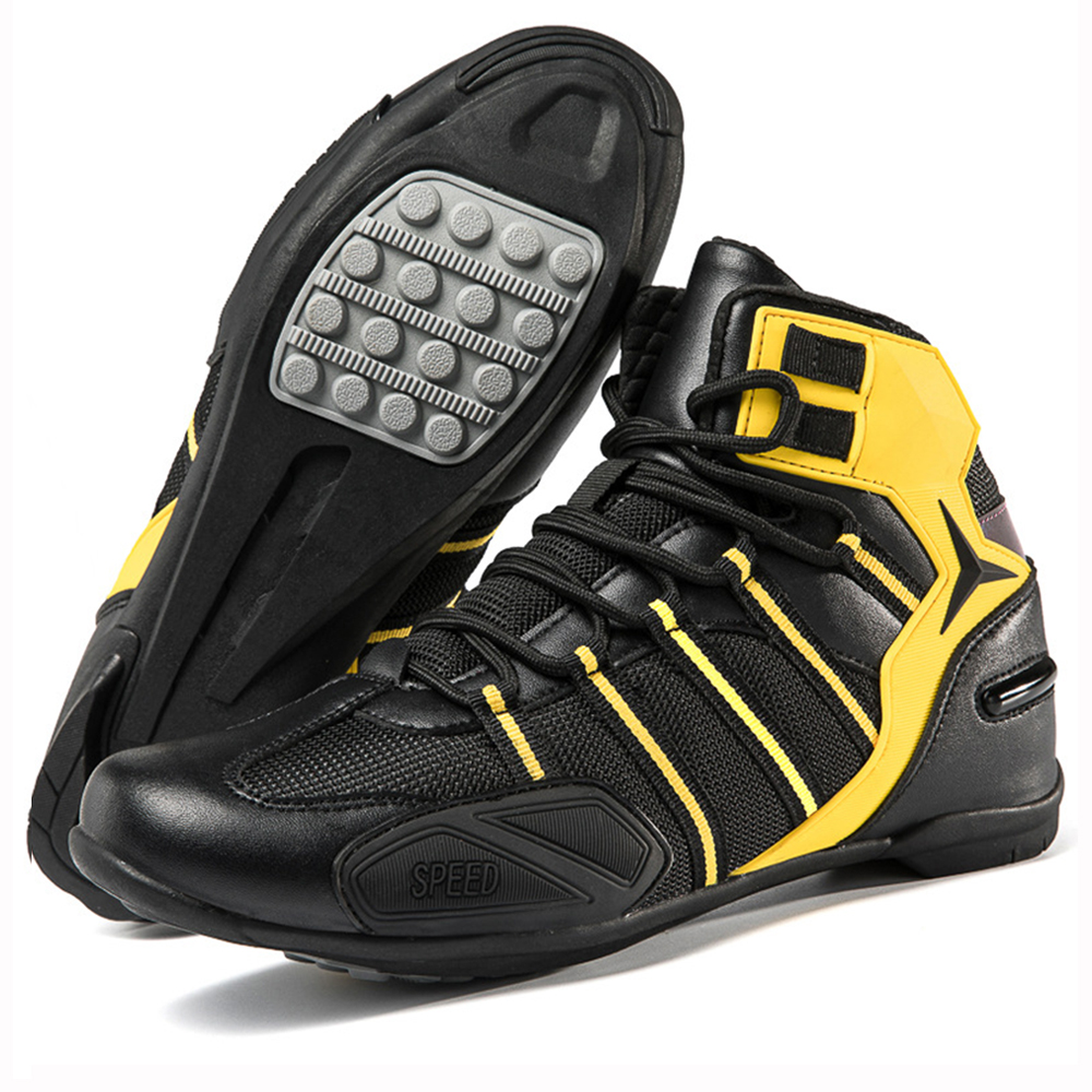Motorcycle Boots Men Botas Moto Breathable Casual Shoes Botte Moto Homme Moto Motocross Shoes Botas Para Motociclista Hombre