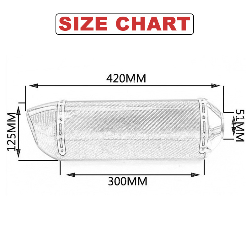 51mm Universal Motorcycle Exhaust Muffler Yoshimura Exhaust DB killer Escape Moto for Honda CBR1000 Tmax530 F650GS R6 Z900 Z250