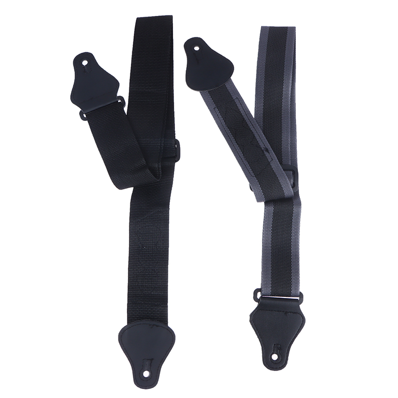 1Pc Adjustable Solid Color Guitar Belt Straps For Acoustic Electric Bass Guitar Strap Acoustic Guitar Musical Accessories