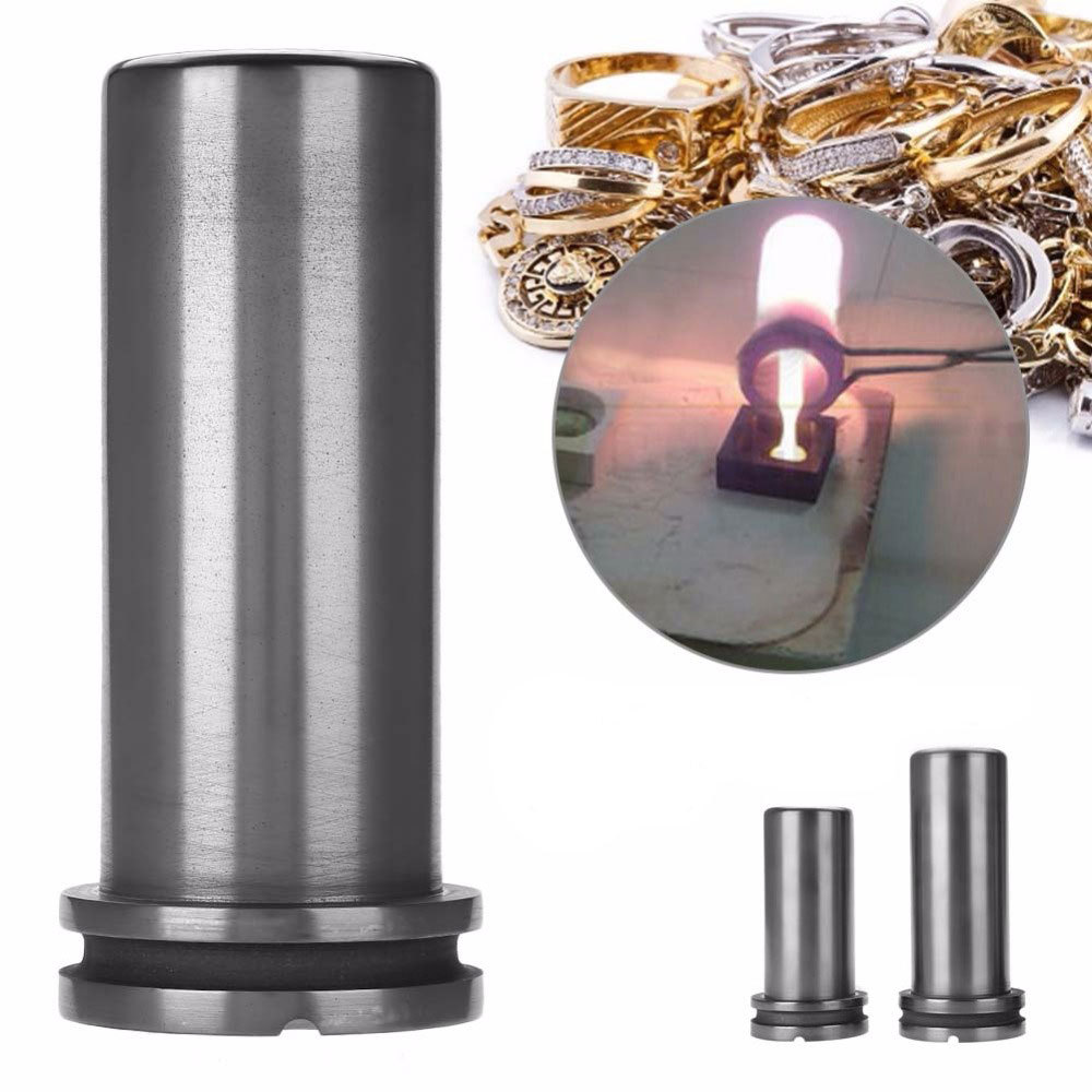 High Purity Graphite Crucible, Metal Melting Ingot Mould for Gold Silver Brass Aluminum Furnace Casting Jewelry Tools
