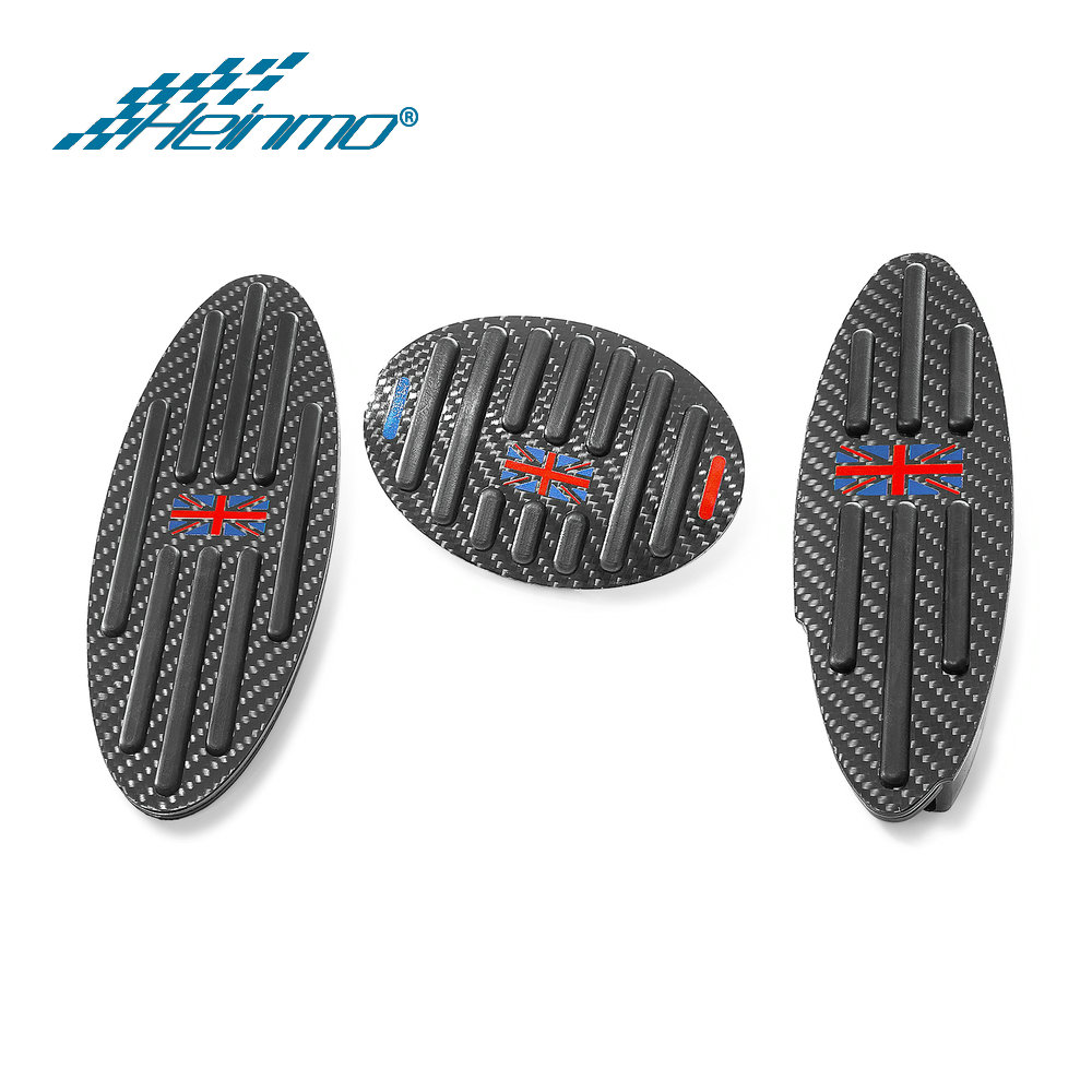 For Mini Cooper F54 F55 F56 F57 F60 R55 R56 R60 R61 Automatic Gear Car Brake Accelerator Rest Pedal Cover Sticker Accessories