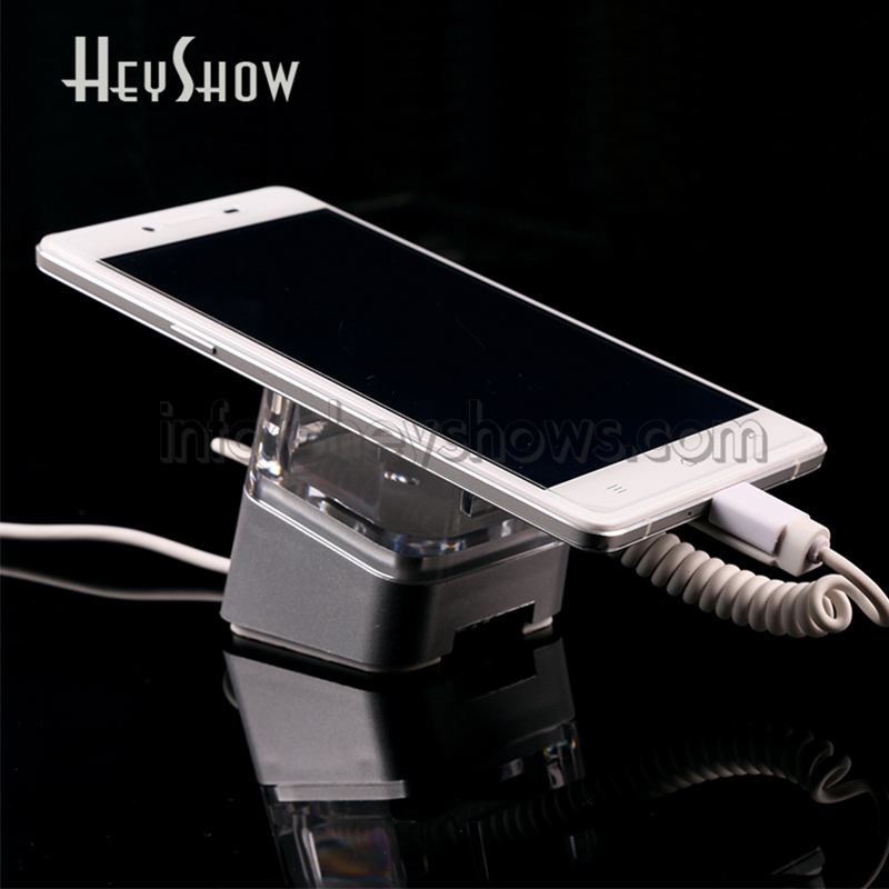 Acrylic Mobile Phone Security Stand, Cellphone Display, Burglar Alarm System, iPhone, iPad, Tablet, Anti-Theft Device Holder