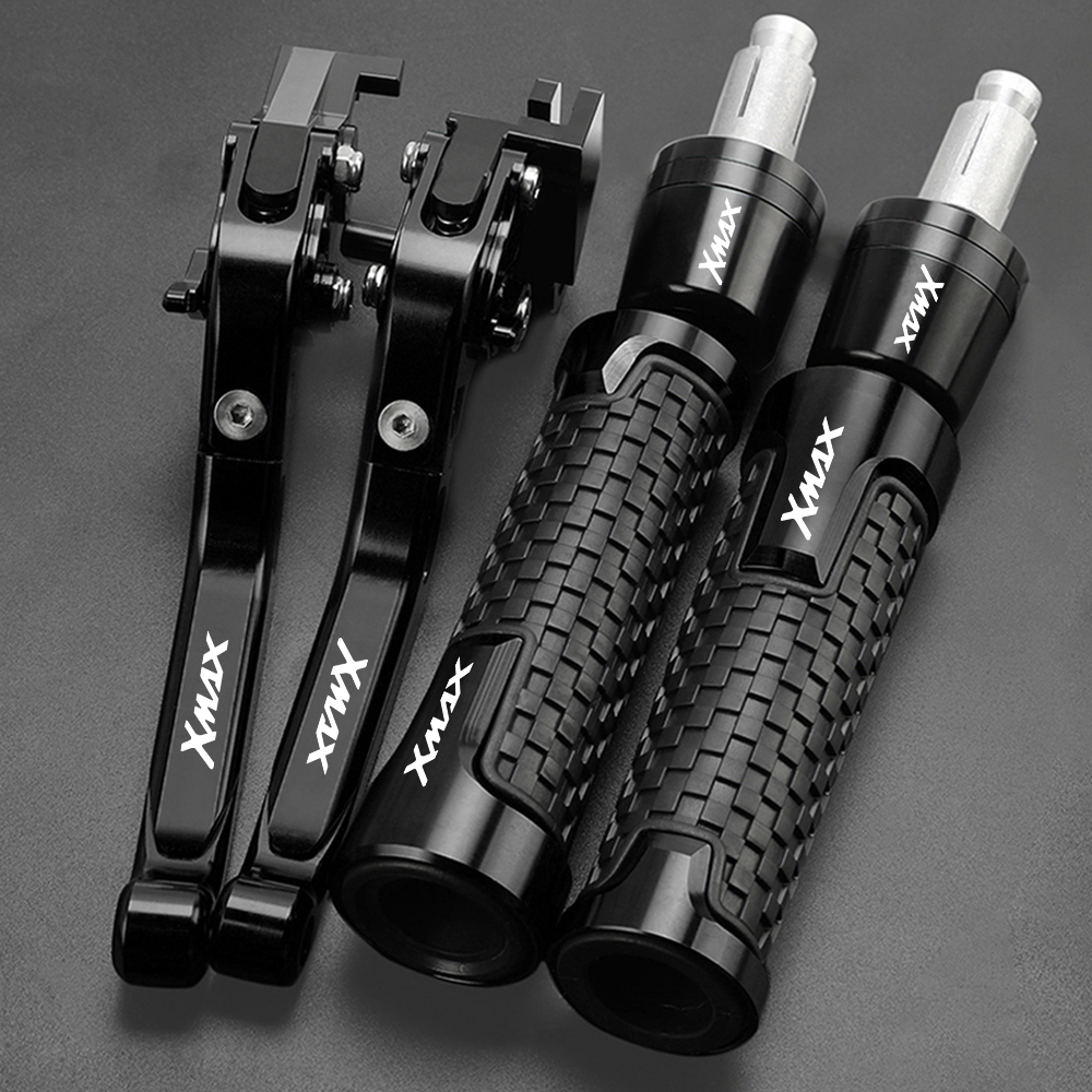 For YAMAHA XMAX 125 200 300 400 X MAX X-MAX 2021 2022 2023 Motorcycle Accessories Adjustable Brake Clutch Lever Handle Grip Ends