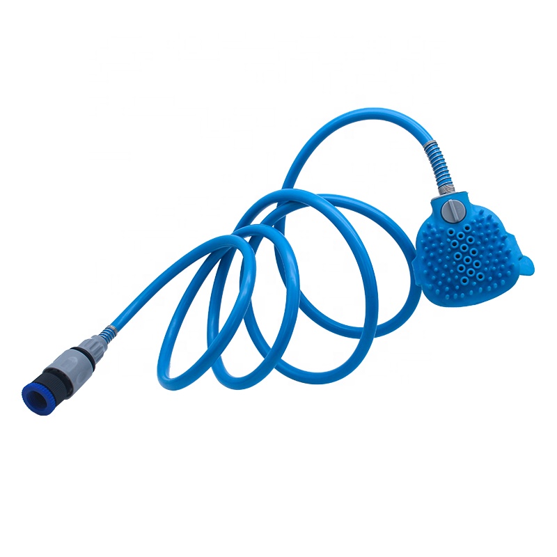 Dog bath tool sprayers comfortable massager silicones pet grooming bathing tool dog cat shower