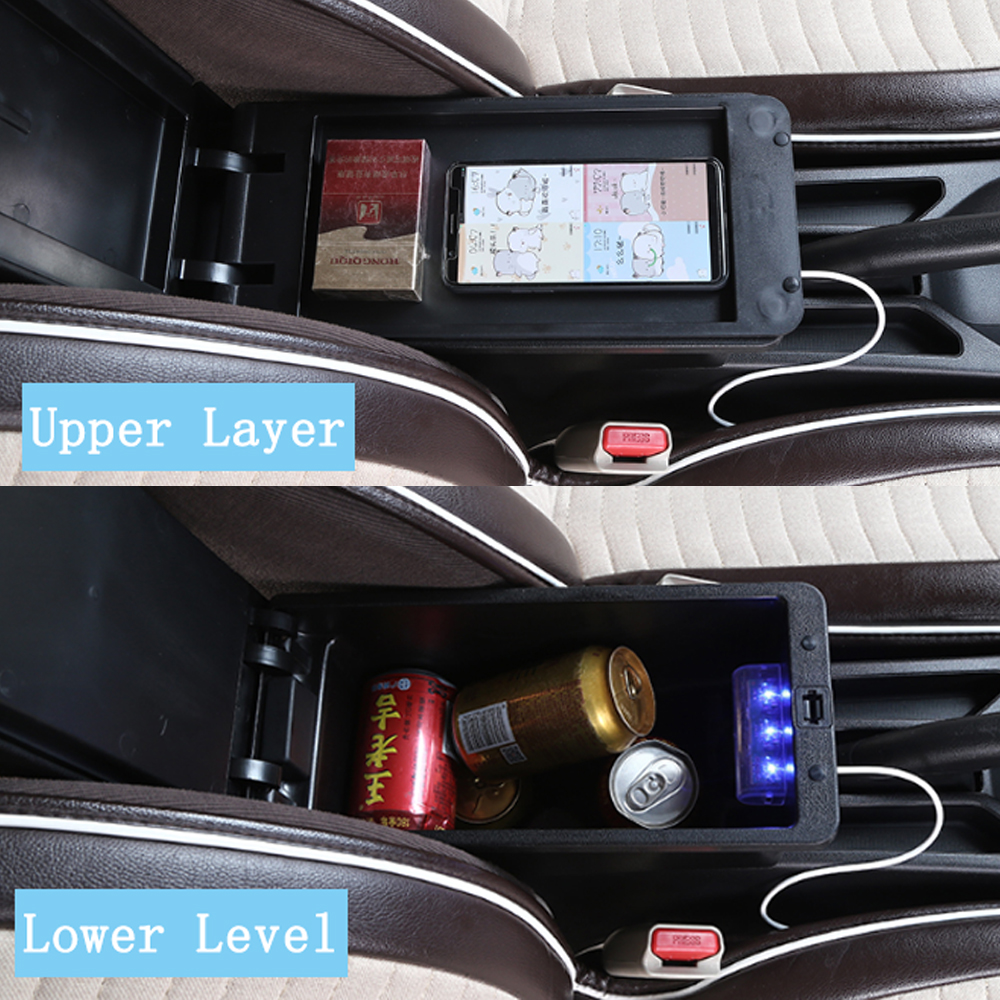 Armrest Box Assembly Arm Rest Organizer Storage Box for Suzuki Jimny 2019 2020 2021 2022 2023 Car Inner Accessories ABS Leather