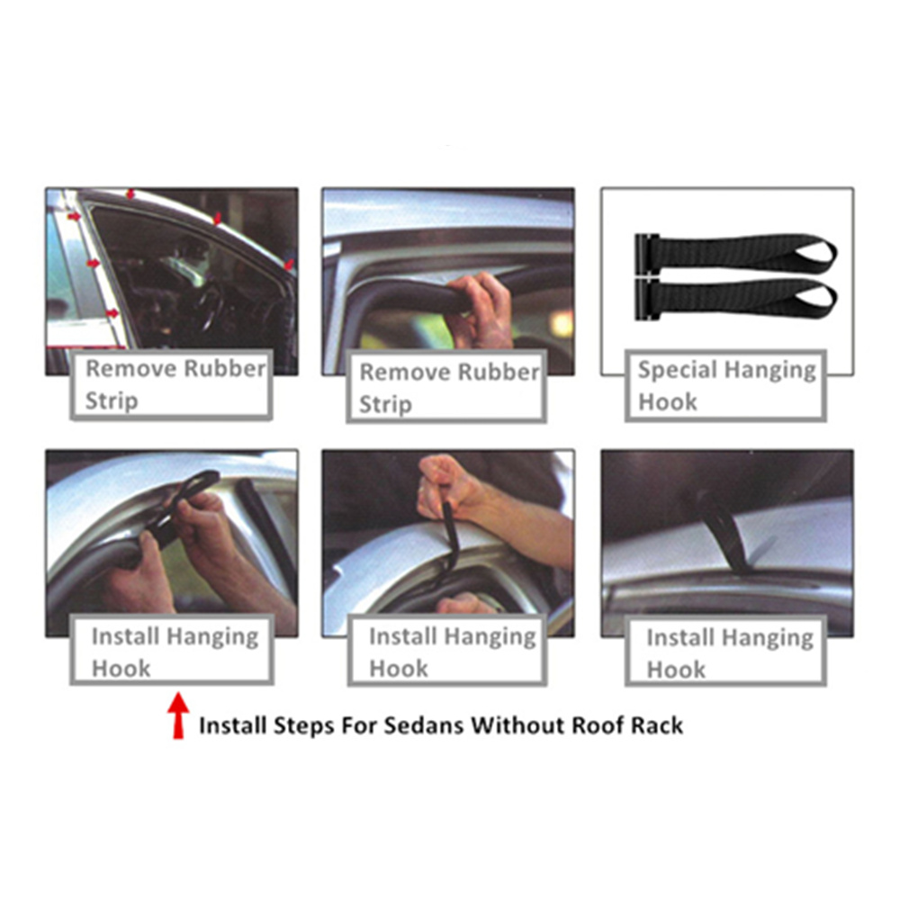 ALWAYSME Hanging Hooks For Car Roof Bag