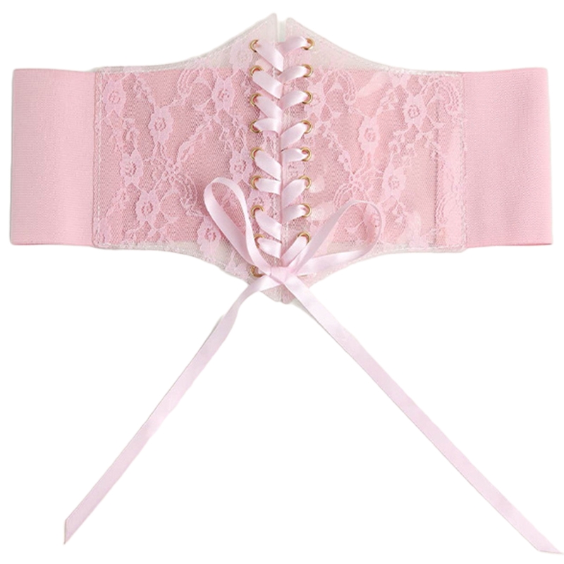 Slimming Waist Corset Wide Lace Belt Sexy Corset Shapewear Women Gothic Clothing Elastic Waist Belt Waistband