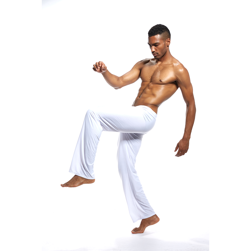 2019 Karate Jeet Kune Do Training Mens Elastic Waistband Pants Joggers Loose Lightweight Slacks D40T