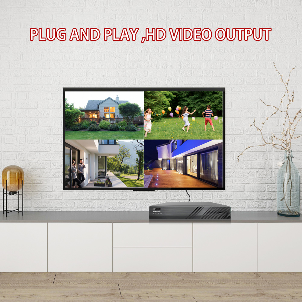 16Ch POE 4K 8MP 5MP 30FPS Realtime Security NVR Video Surveillance CCTV System Max 2 HDD,52V for POE IP Camera