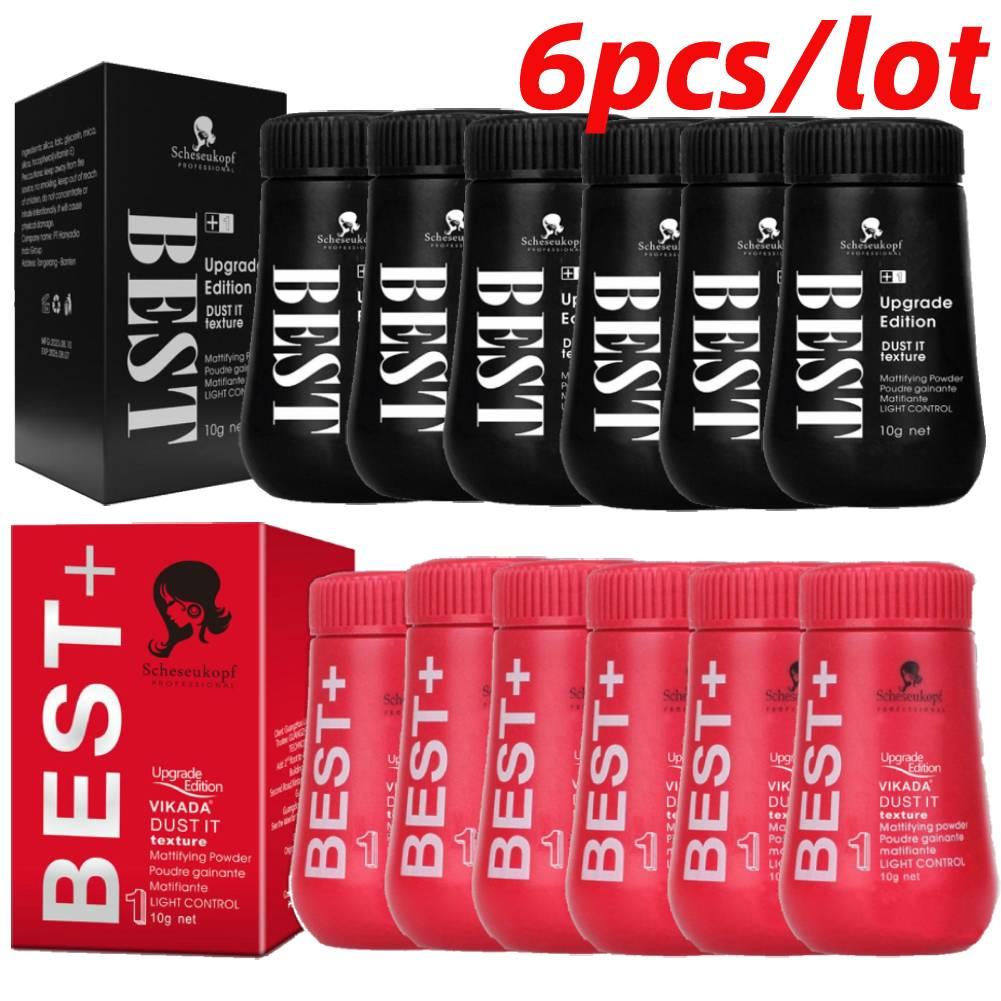 6pcs/lot New Fluffy Hair Powder Mattifying Powder For Increased Hair Volume Styling To Finalize Hair Design Unisex Hair Powder