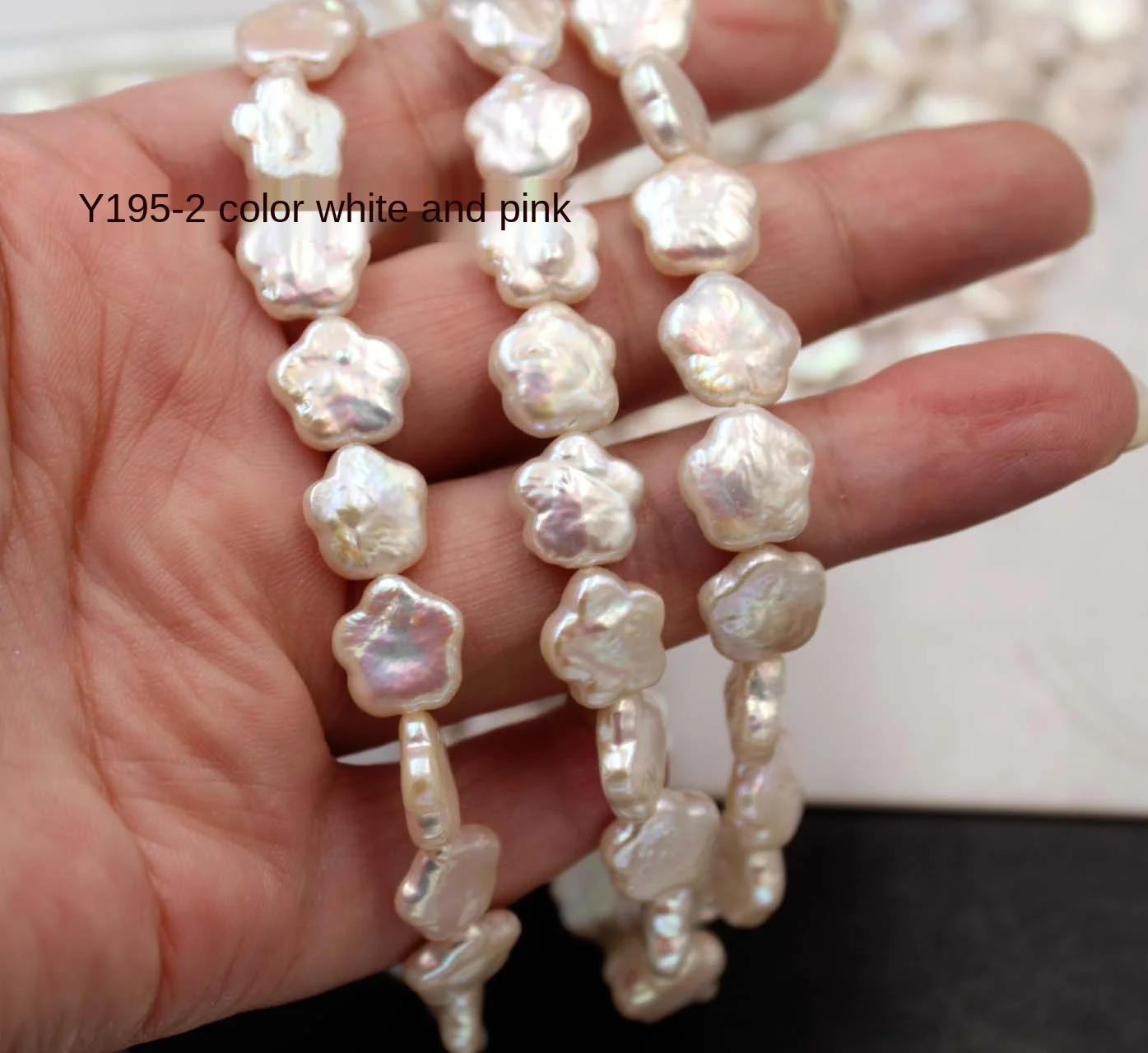 Star Shape Natural Freshwater Pearl Bead Baroque White Punch Loose Beads for Jewelry Making DIY Bracelet Necklace Earrings Craft