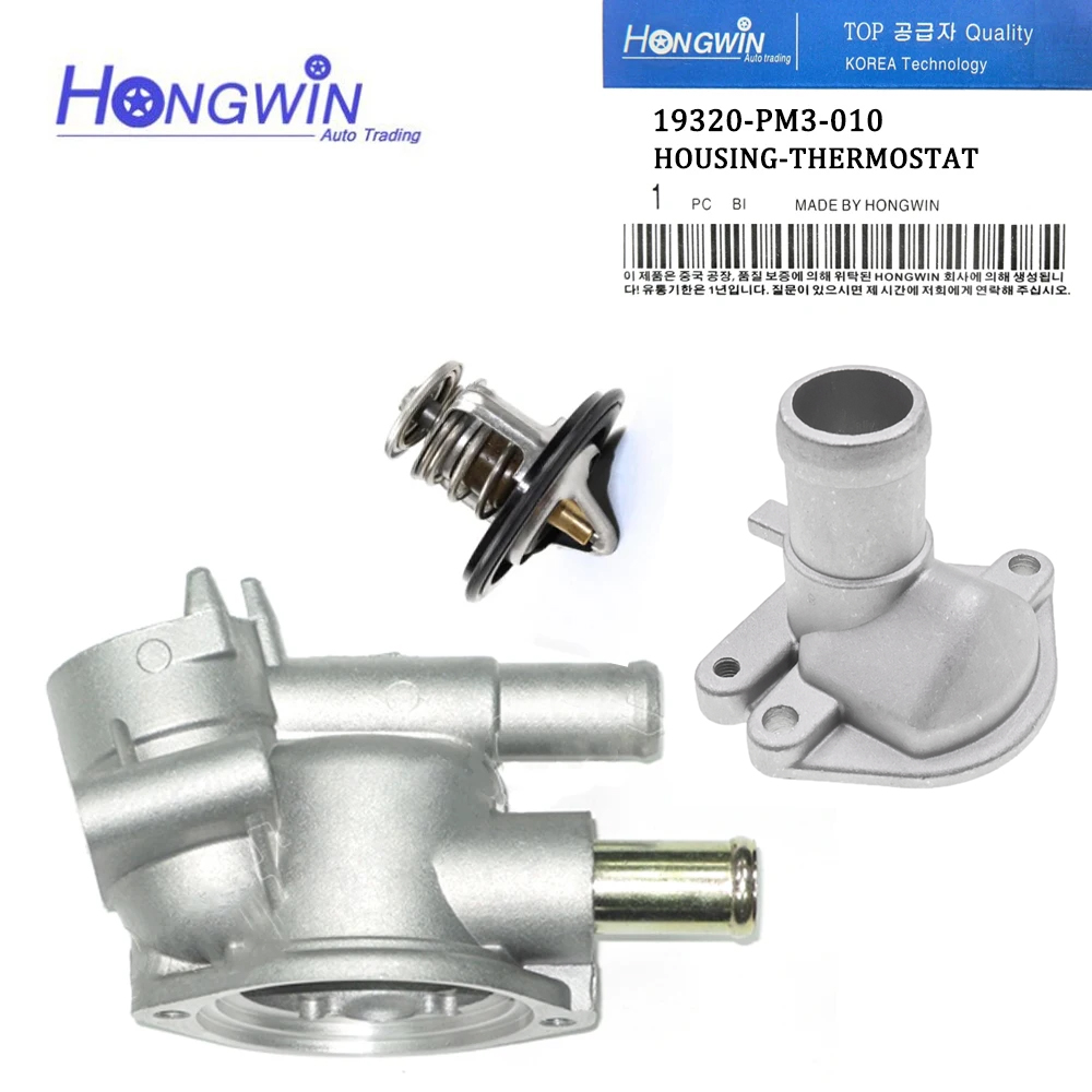 Engine Coolant Thermostat Housing 19320-PM3-000 For Honda CR-X 87-92 Civic Concerto Integra D15B 19320 PM3 010 19311-PM3-000