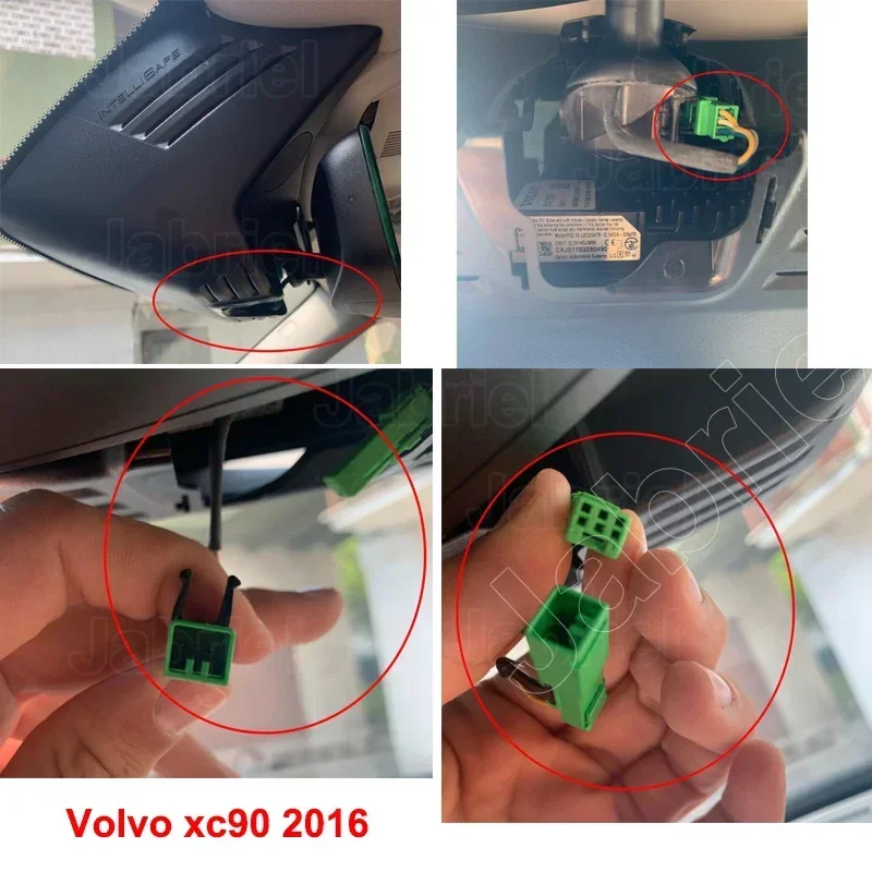 Dash Cam Car DVR Plug and Play Power Cable 8 Pin for Geely Monjaro Tugella KX11 for XC60 XC90 XC40 S60 S80 S90 V60 V90 V70
