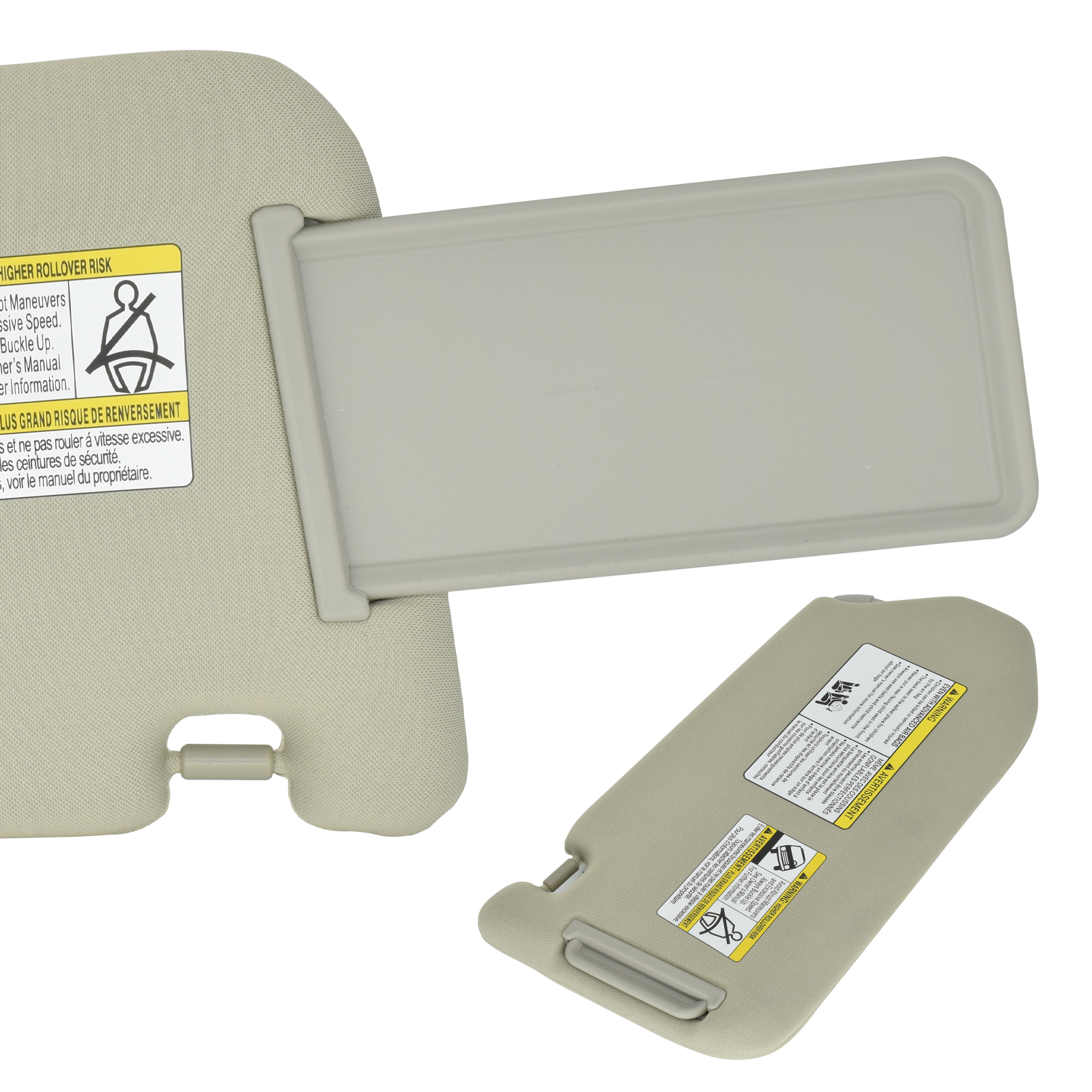 Car Sun Visor For Nissan Pathfinder 2013 - 2018 Infiniti QX60 2014 -2017 JX35 Beige Left Right Driver Vanity Light Lamp Sunvisor