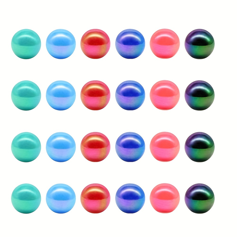 14G Piercing Balls 5mm Replacement Balls For 1.6mm Thread Piercing Jewellery 24pcs