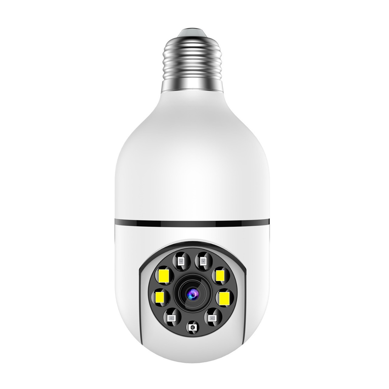IP Cameras YI Iot E27 Bulb Monitoring Camera 2MP Night Vision Full Color Automatic Human Trajectory Safety Monitoring Wifi Camera d240510
