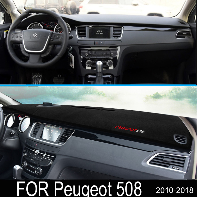 For Peugeot 508 508sw 508GT RXH 2010~2018 Anti-Slip Mat Dashboard Cover Pad Sunshade Dashmat Car Accessories 2012 2015 2016 2017