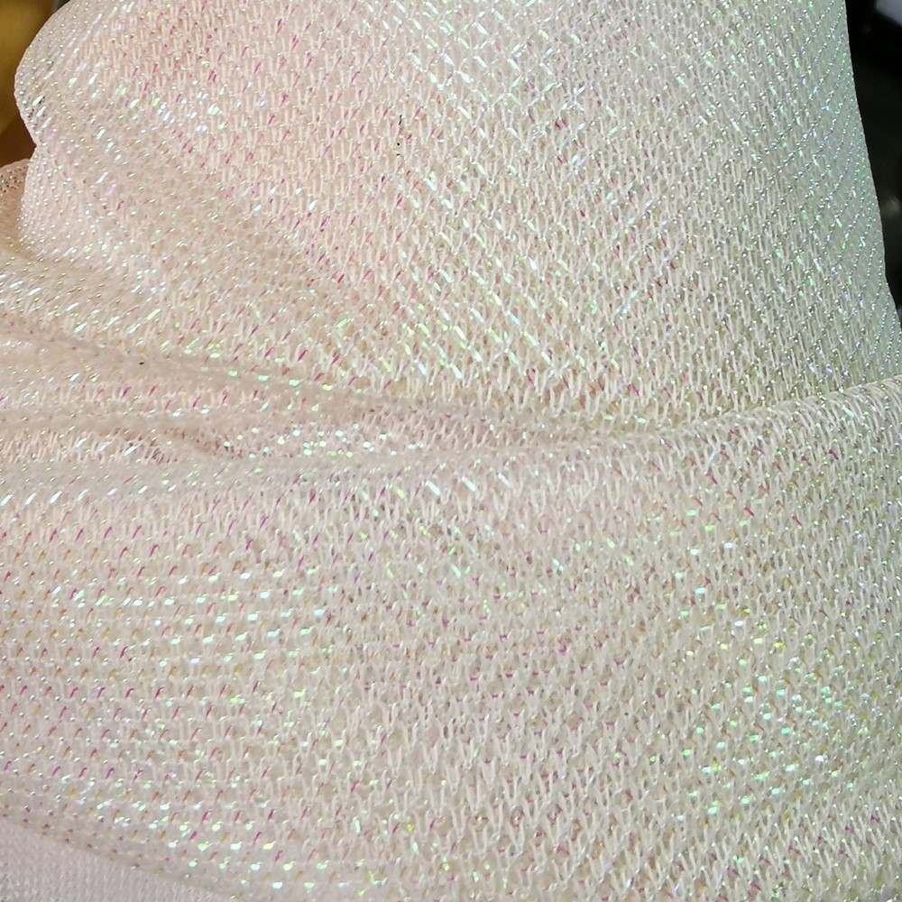1m Bright Reflected fabric Squid phototaxis bait cloth Jig Fish DIY Fishing lure Raw material Iridescent Flash Pearl White glow
