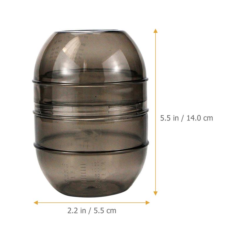 1pc Hair Dye Mixing Bowl DIY Hair Dye Cup Hair Cream Tint Shaker Mixer Cup With Measuring Scale