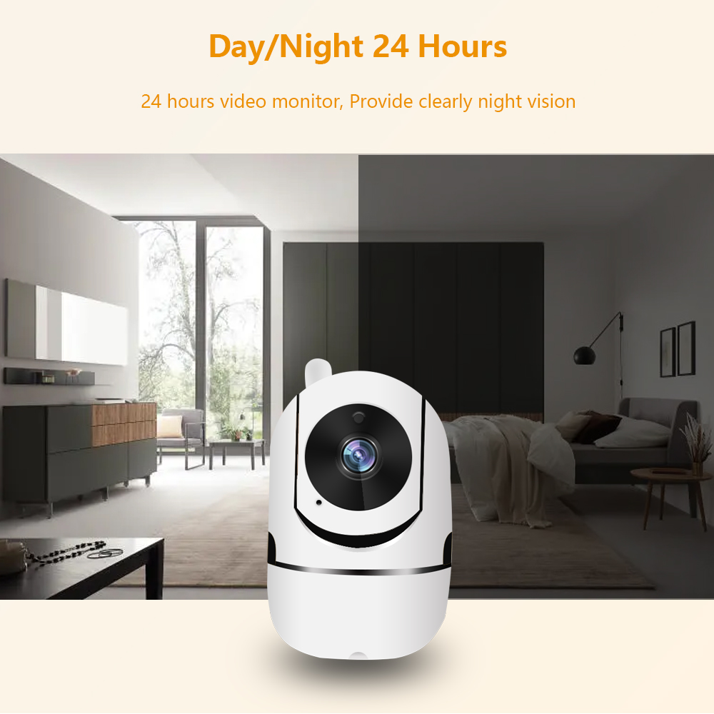 720P Baby Monitor Smart Home Cry Alarm Mini Surveillance Camera with Wifi Security Video Surveillance IP Camera Pet 360 ycc365