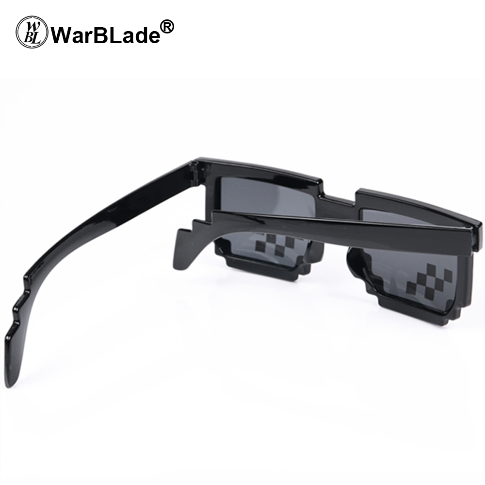 Play cool Glasses LOL Talent Chase girl Sacred Objects Life Sun Glasses Hot Sell Plus Size Polygonal 8 Bits Style Pixel With