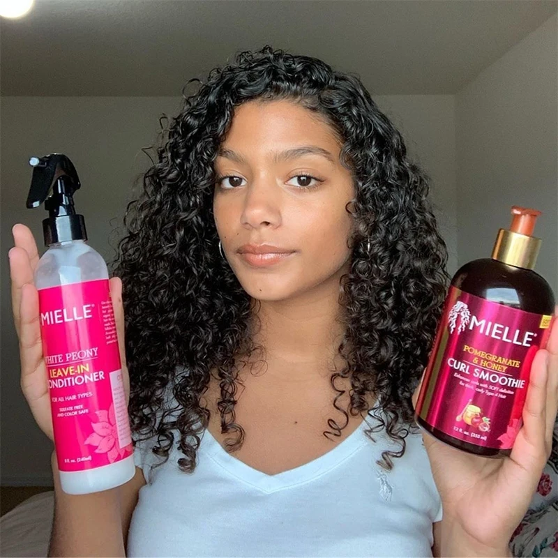 Rosemary Conditioner For Curl Hair Pomegrante & Honey Mint Enhanced Hair Mask Moisturizing Repair Hair Care Shampoo 355ML