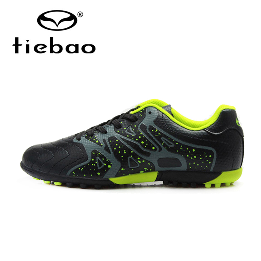TIEBAO Soccer Shoes Adult Teenagers Sports Football Boots TF Turf Sneakers Atheletic Football Boots Parent-Kid Shoes EU30-45