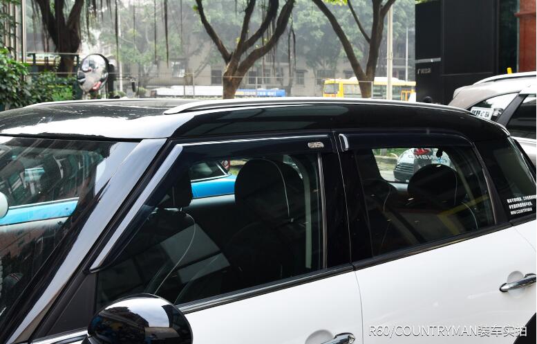 Top quality Acrylic Plastic material UV Protected Style Vent visor for Mini cooper F54 F55 F60 Countryman R60 (4 pcs/set)