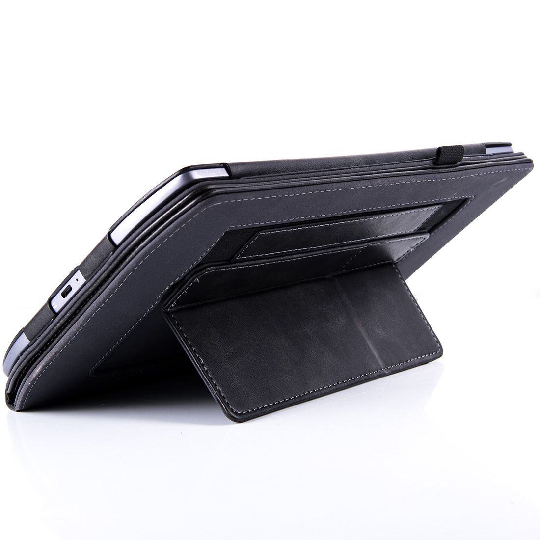 Stand Case for 10.3" Pocketbook Inkpad X / InkPad X Pro Tablet - PU Leather Sleeve Cover with Hand Strap/Auto Sleep/Wake