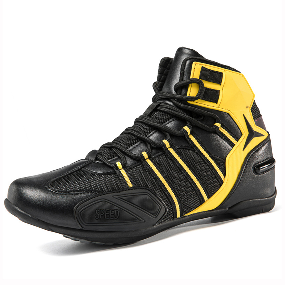 Motorcycle Boots Men Botas Moto Breathable Casual Shoes Botte Moto Homme Moto Motocross Shoes Botas Para Motociclista Hombre