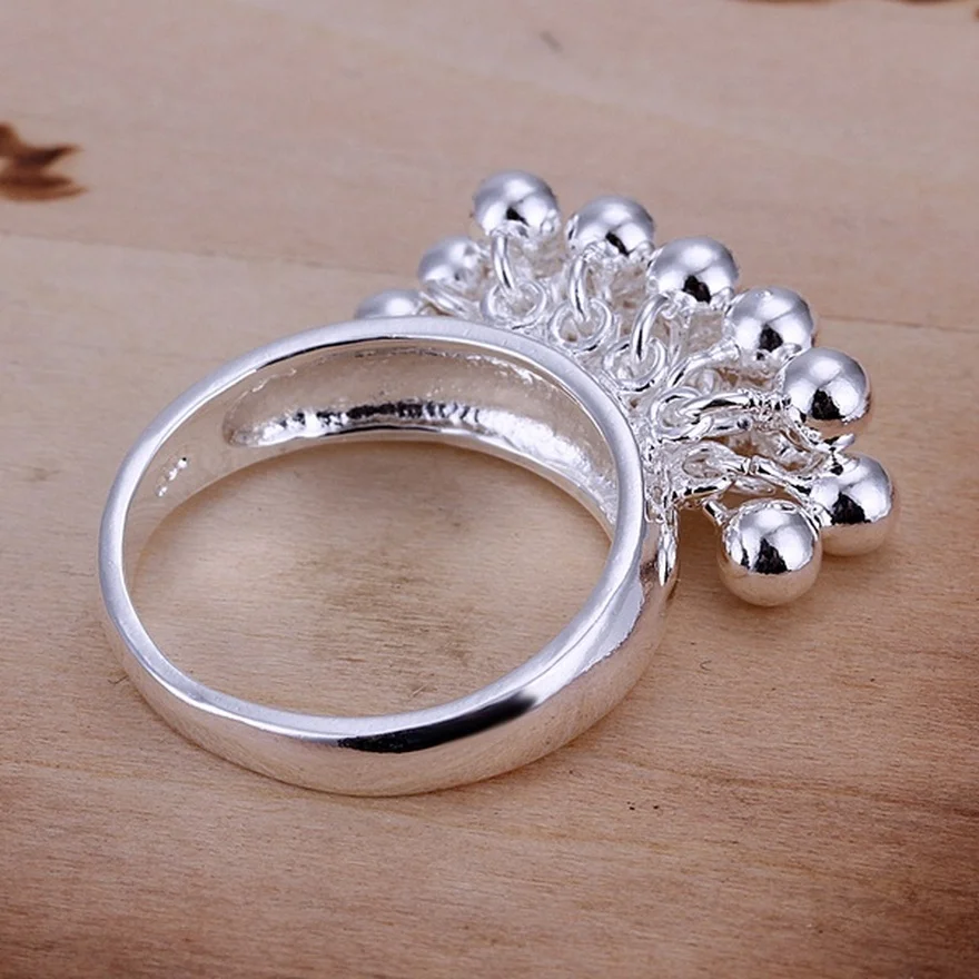 wholesale 925 sterling silver Ring lady wedding Women cute gifts grape for women beautiful trendy Jewelry