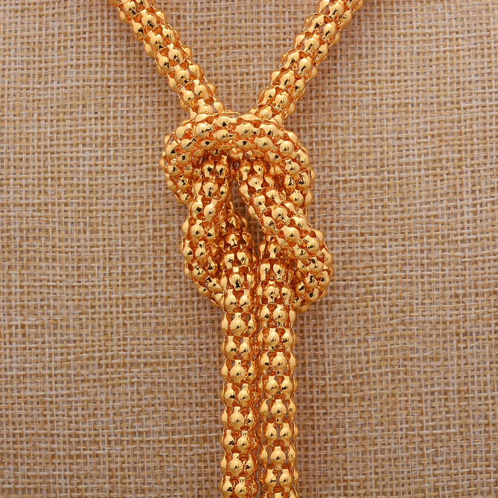 Gold color 24K jewelry sets wholesale women bridal Ethiopian pendants necklace earrings jewelery set African wedding gifts