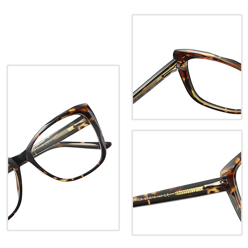 Anti Blue Light Computer Reading Glasses Women Big Frame Cat Eye Photochromic Presbyopia Eyeglasses +0.5 +1.0 +1.25 +1.75 +4.0