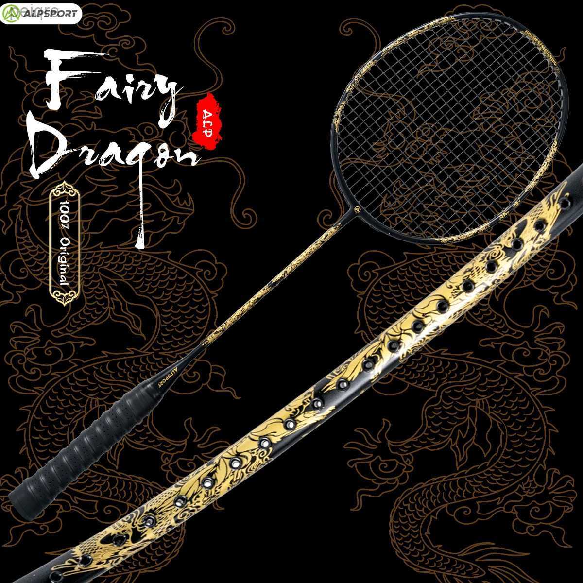 Badminton Rackets Badminton Rackets Alpsport SL Badminton Rackets Includes racket bag and strings 2 racketslot 4U max 25lbs Original Full carbon fibre