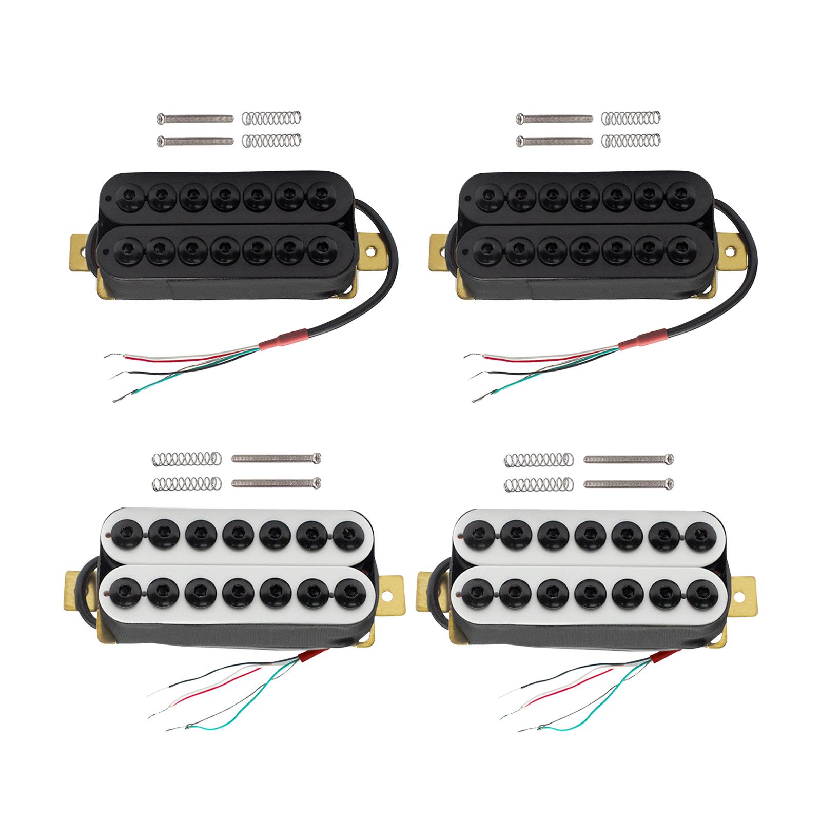 Double Coil Pickup Set Humbucker Low Noise for 7 Strings Guitar Accessories
