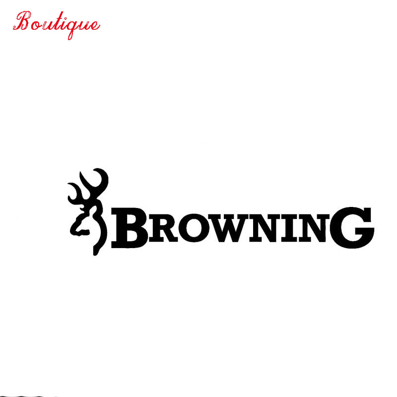 Waterproof hot selling personalized browning deer hunting Car Decal, covering scratch accessories decorative sticker 13cm x 6cm