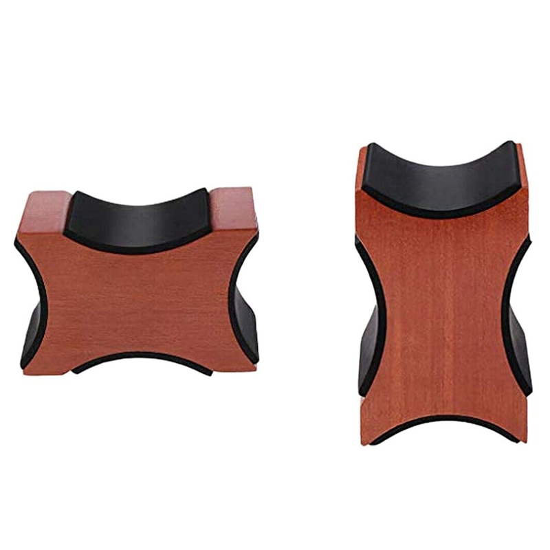 Guitar Neck Rest, Electric Acoustic & Bass Guitar Pillow For Changing Strings, String Instrument Wooden Neck Cradle