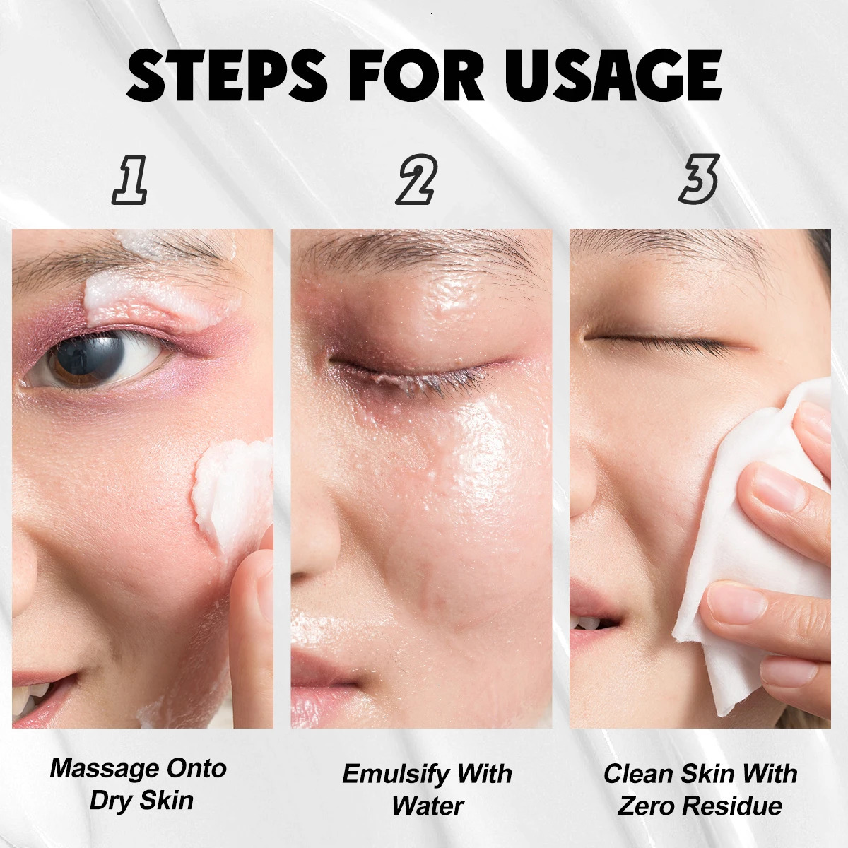 Rotating No Touch Makeup r Balm Easy To Use Low PH Cleansing Gently Nourishing Cream Makeup Cleansing Balm 240624