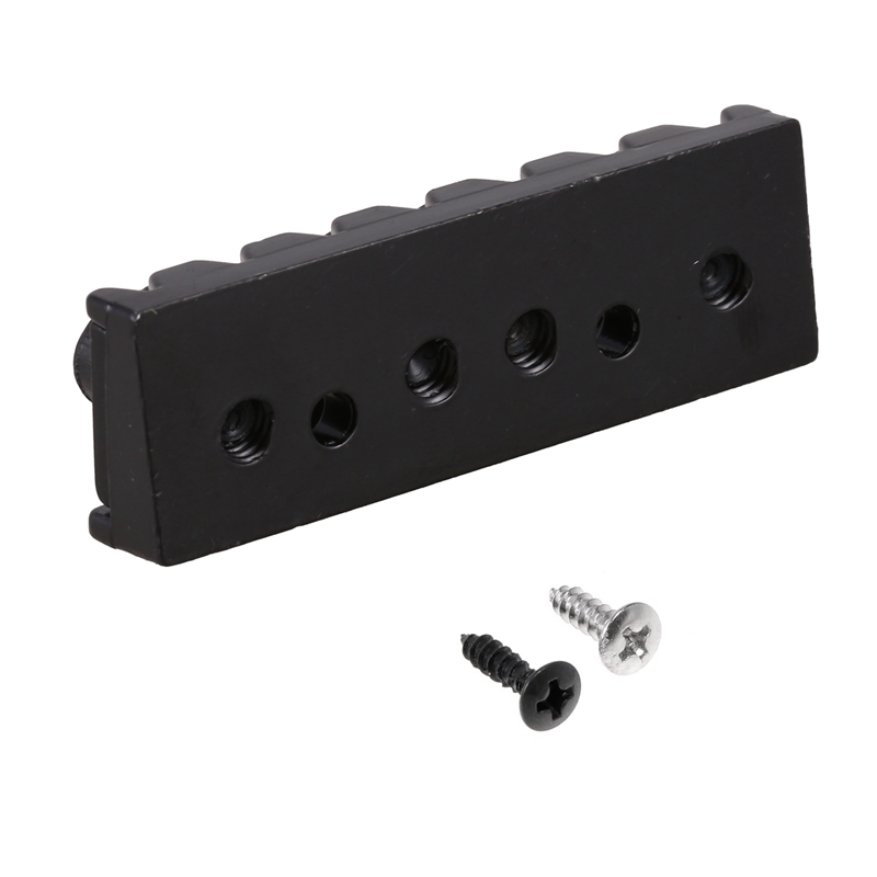 200 Piece Bass And Guitar Pickguard Screws Scratch Plate & 1X 7 String Locking Nut Electric Guitar Nut Tremolo Bridge