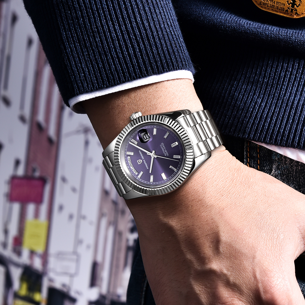 PAGANI DESIGN DD40 Men's Watches 2023 Top Luxury NH36A Mechanical Wristwatches AR Sapphire Mirror Automatic Watch For Men Sports