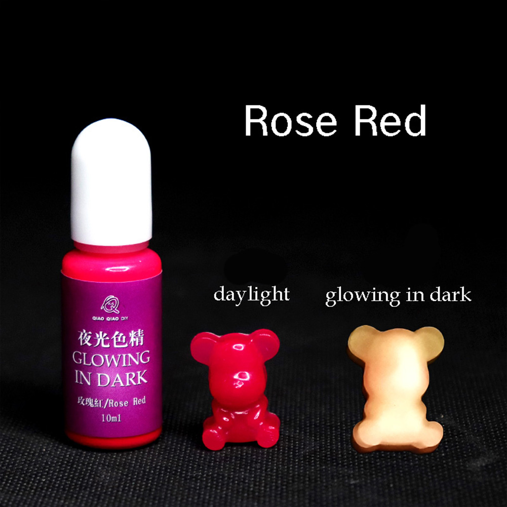 20 Colors Luminous Pigment Dye UV Resin Epoxy DIY Making Crafts Jewelry Supply 10ML Epoxy Resin Pigment UV Resin Coloring Dye