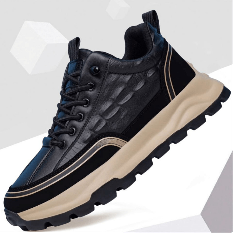 New Ddmysports Spring Men S Leather Waterproof Fashion Casual Shoes Versatile Comfortable Wear Trend Brown Outdoor Shoes hoes hoes