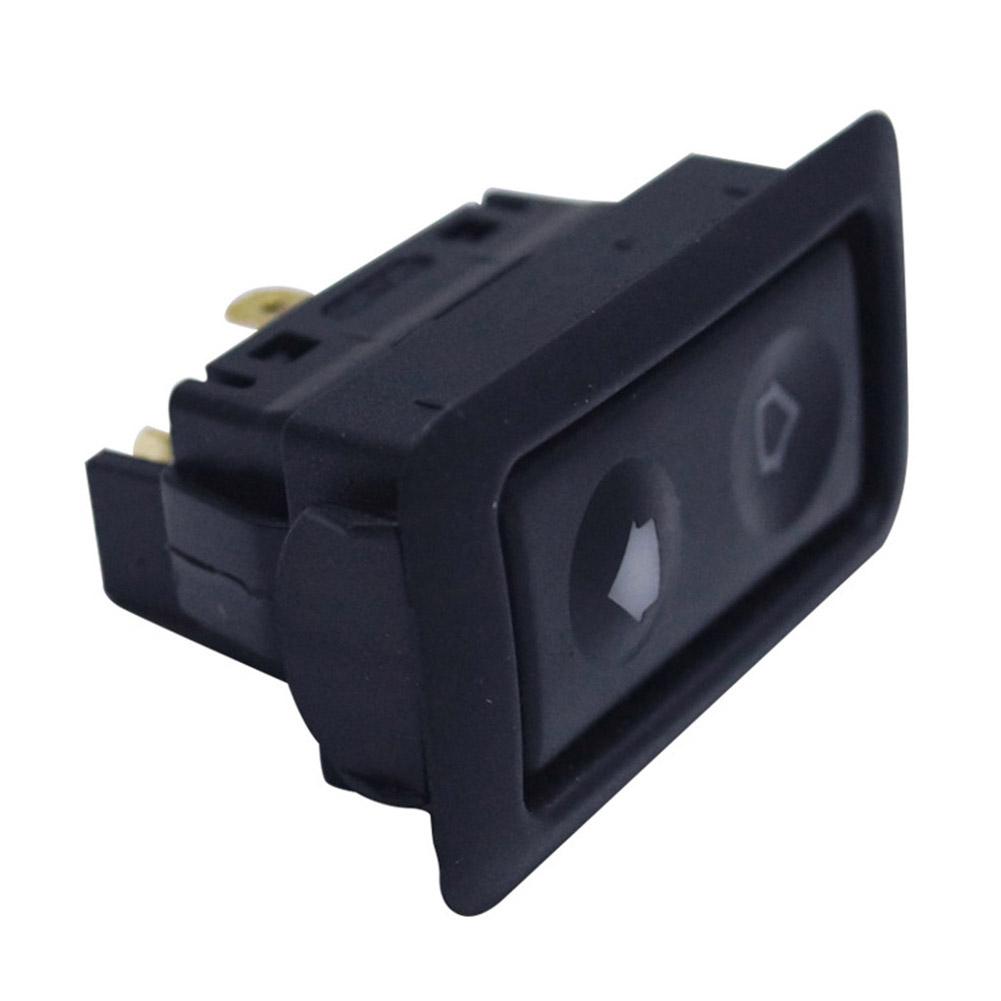 Professional 6Pin DC 12V 24 V Black Car Power Window Switch With Green Lamp Universal 20A Electronic Components Cars Accessories