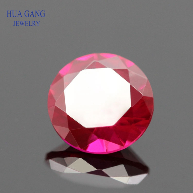 3.0-10mm Synthetic Corundum Mixed Blue Red Yellow White Green Stone Gems Synthetic Stone Round Brilliant Cut