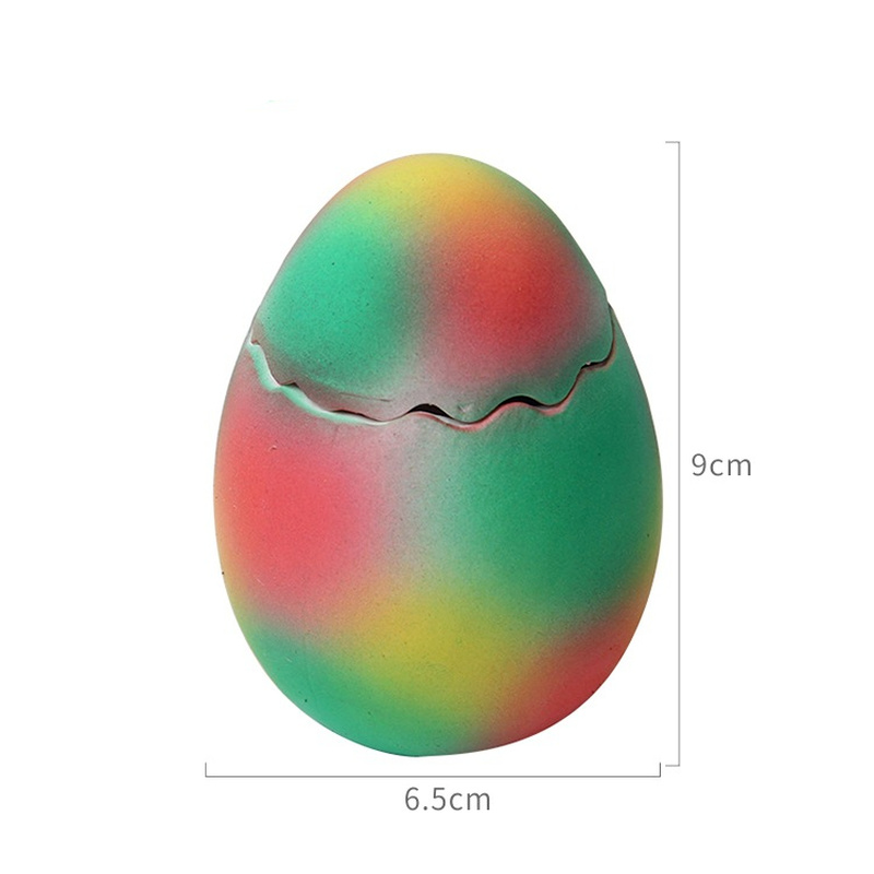 Latex Sounding Squeak Molar Toy Teddy Dinosaur Egg Model for Dogs, Pet Supplies and Puppy Accessories