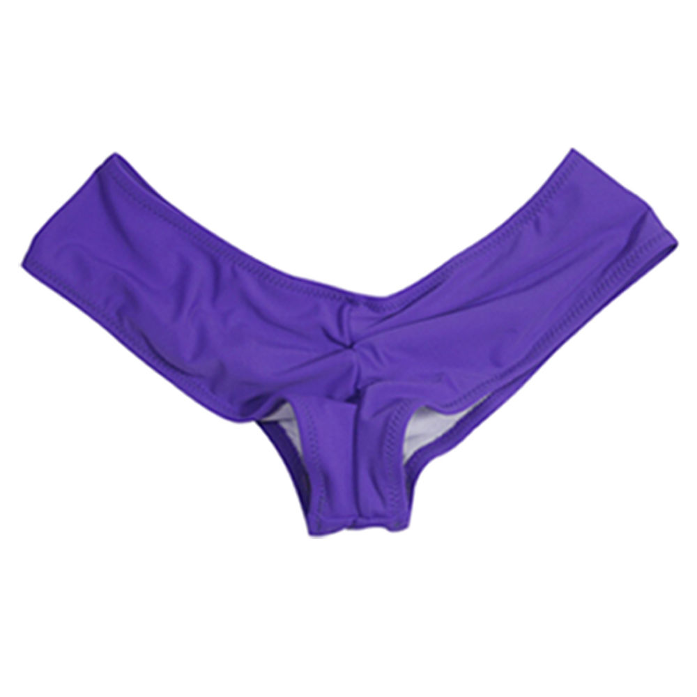 Sexy Women Brazilian Bikini Lady Swimwear Hot V Style Thong Cheeky Beach Bottom