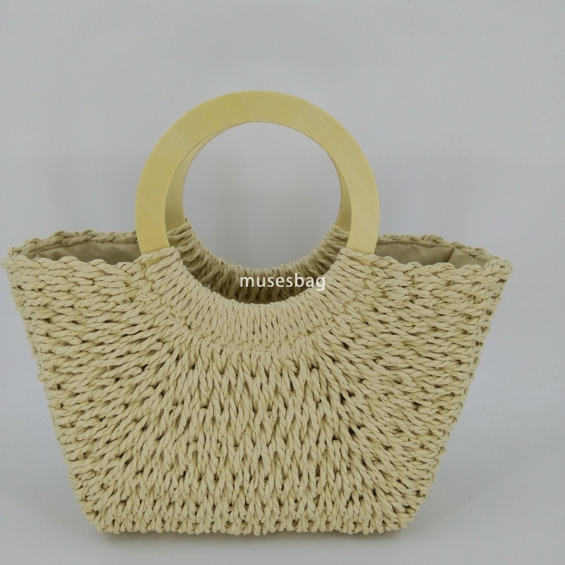 Designer Ms. High Quality Summer Vacation Beach Practical Multi functional Handmade Large Capacity Classic Versatile Grass Woven Bag New Woven Bag Sea
