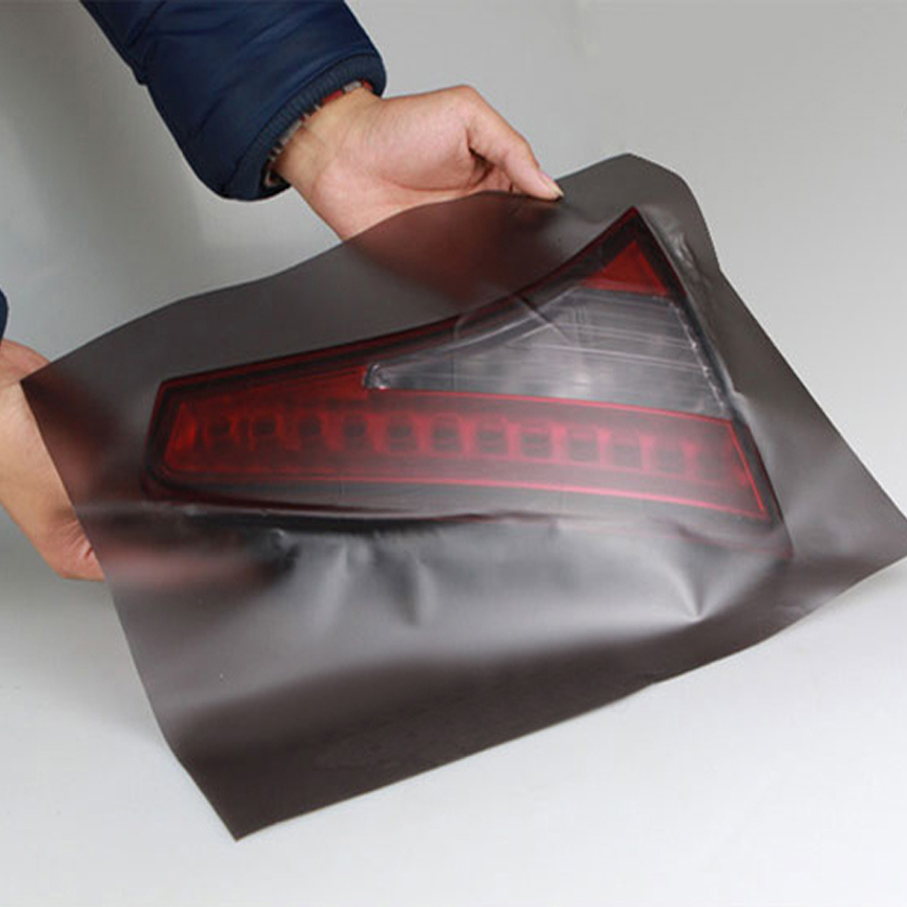 40cm*100/200/300/500/900cm Smoke Light Film Car Matte Black Tint Headlight Taillight Fog Light Vinyl Film Rear Lamp Tinting Film