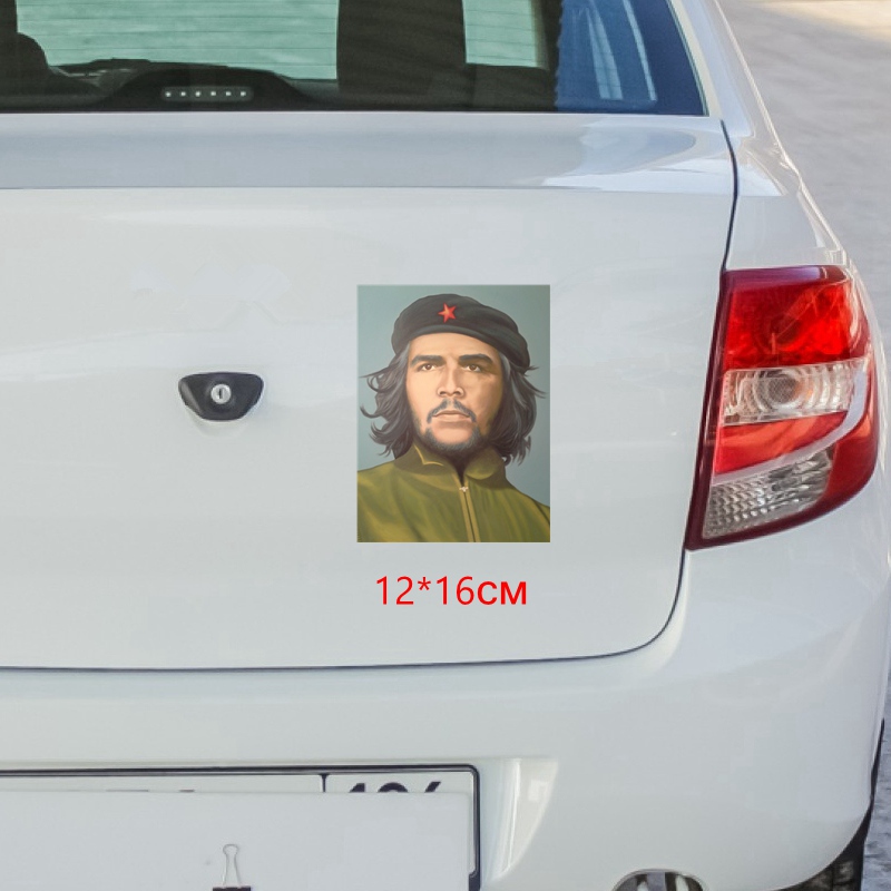 Tri Mishki Hzx844# 20*13cm Che Guevara Car Sticker Vinyl Decals Motorcycle Accessories Stickers Waterproof Reflective Sticker