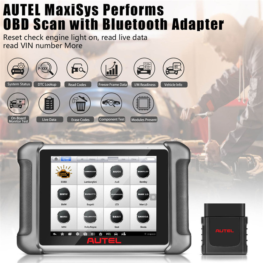 Autel MaxiVCI Mini VCI Mini Bluetooth Diagnostic Interface for MK808BT MK808TS MX808TS MP808TS TS608 MS906S